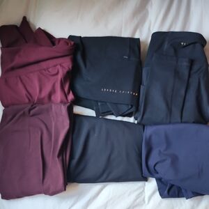 6 Pairs Like New Women's Leggings Including Victoria's Secret